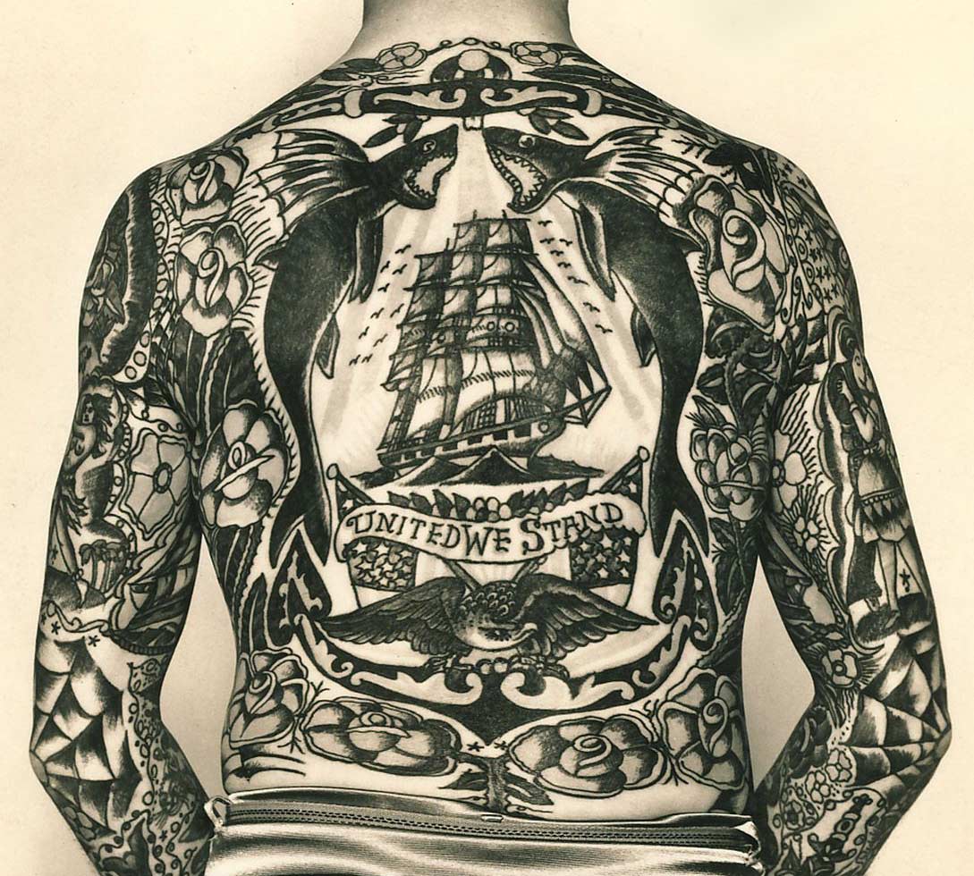 Tattoo ship in full sail