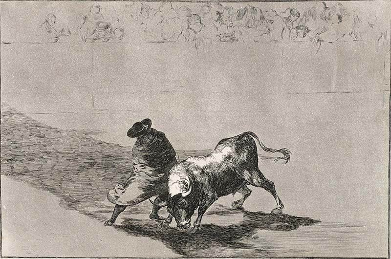 Francisco_de_Goya_-_The_Clever_'Student_of_Falces'_Infuriates_the_Bull_by_Moving_about_Wrapped_in_his_Cloak_-_Google_Art_Project